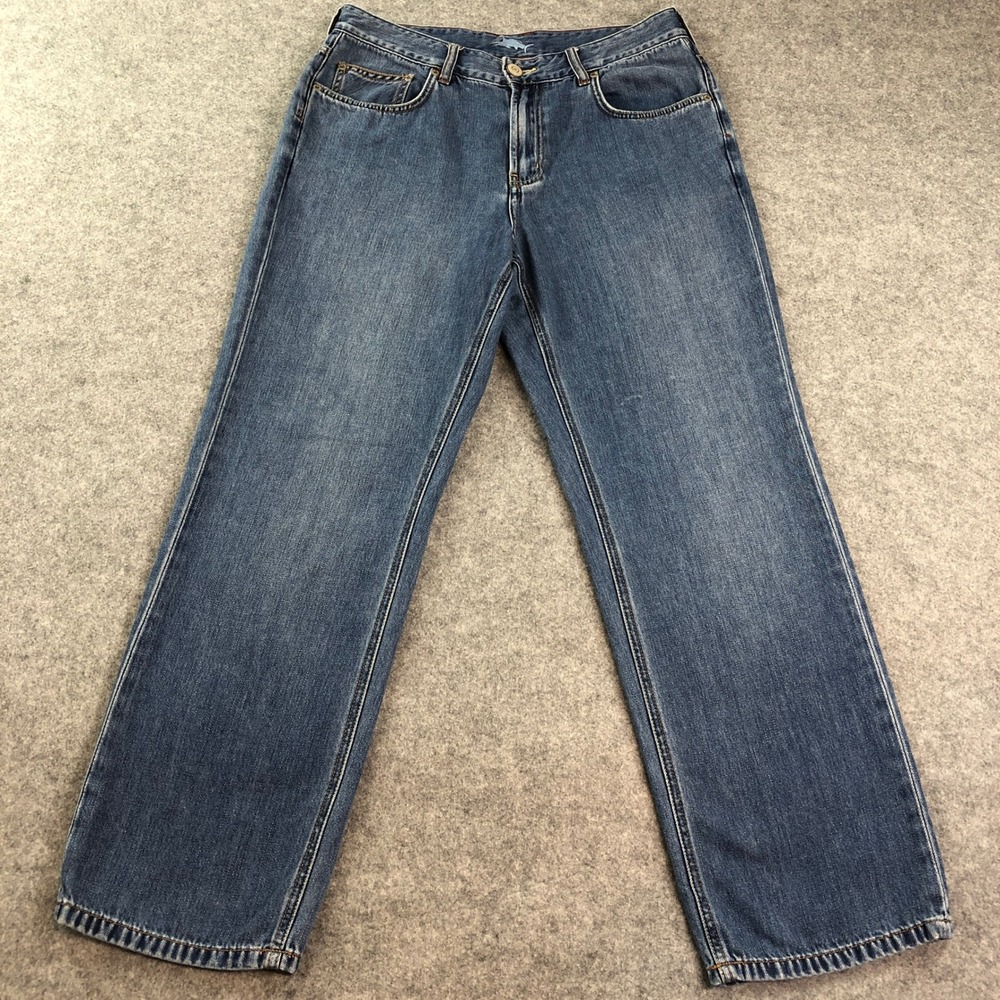 Tommy Bahama Mens Jeans 34x30 (fits 32x29) Blue Classic Fit Resort Island